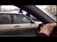 Последние новости Самара. Разборка на дороге с пистолетом